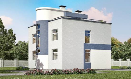 180-005-П Проект двухэтажного дома, классический дом из блока Комсомольск-на-Амуре | Проекты домов от House Expert