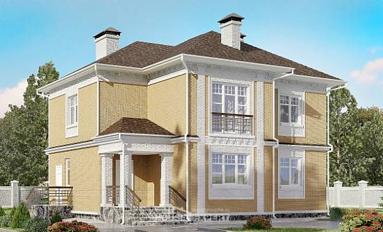 160-001-Л Проект двухэтажного дома, доступный дом из бризолита Комсомольск-на-Амуре | Проекты домов от House Expert