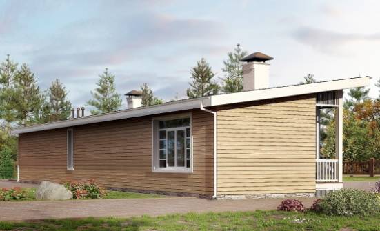 110-004-Л Проект бани из кирпича Комсомольск-на-Амуре | Проекты одноэтажных домов от House Expert