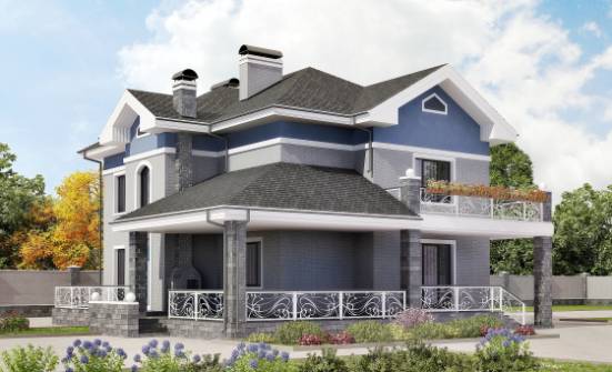 200-006-Л Проект двухэтажного дома, классический домик из кирпича Комсомольск-на-Амуре | Проекты домов от House Expert