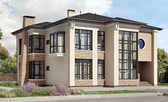 300-005-Л Проект двухэтажного дома, классический дом из кирпича Комсомольск-на-Амуре | Проекты домов от House Expert