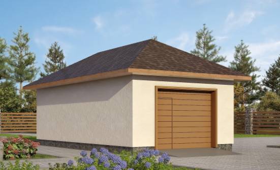 040-001-П Проект гаража из теплоблока Комсомольск-на-Амуре | Проекты одноэтажных домов от House Expert