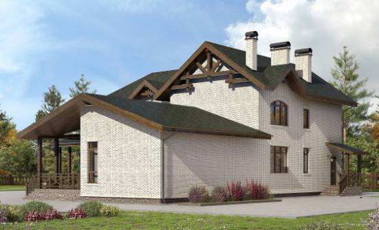 340-004-Л Проект двухэтажного дома, классический дом из керамзитобетонных блоков Комсомольск-на-Амуре | Проекты домов от House Expert