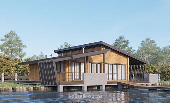 100-007-П Проект бани из дерева Комсомольск-на-Амуре | Проекты домов от House Expert
