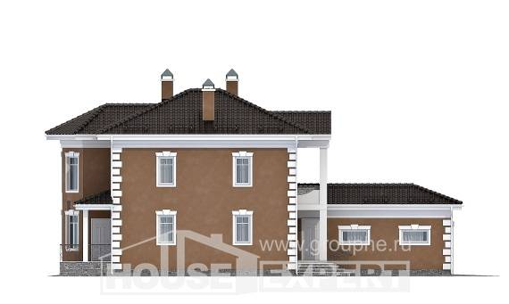 150-006-П Проект двухэтажного дома, гараж, компактный домик из газобетона Комсомольск-на-Амуре, House Expert
