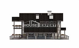 250-002-Л Проект двухэтажного дома мансардой, гараж, уютный коттедж из кирпича Комсомольск-на-Амуре, House Expert