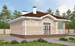 065-002-П Проект бани из кирпича Комсомольск-на-Амуре, House Expert