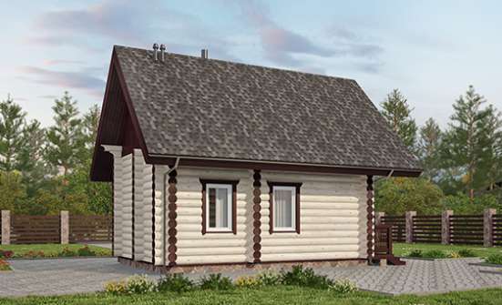035-001-Л Проект бани из дерева Комсомольск-на-Амуре | Проекты одноэтажных домов от House Expert