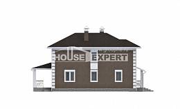185-002-П Проект двухэтажного дома, компактный загородный дом из бризолита Комсомольск-на-Амуре, House Expert