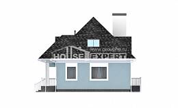 110-001-Л Проект двухэтажного дома с мансардой, современный домик из арболита Комсомольск-на-Амуре, House Expert