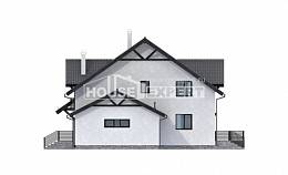 290-003-П Проект двухэтажного дома мансардой, красивый коттедж из поризованных блоков Комсомольск-на-Амуре, House Expert