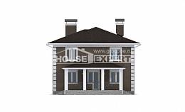 185-002-П Проект двухэтажного дома, уютный загородный дом из арболита Комсомольск-на-Амуре, House Expert
