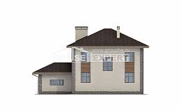 185-004-П Проект двухэтажного дома, гараж, средний дом из пеноблока Комсомольск-на-Амуре, House Expert