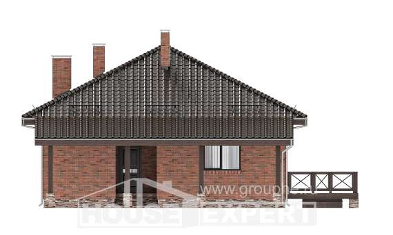 070-006-Л Проект одноэтажного дома, современный коттедж из теплоблока Комсомольск-на-Амуре, House Expert