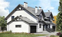 290-003-П Проект двухэтажного дома с мансардой, классический дом из керамзитобетонных блоков Комсомольск-на-Амуре, House Expert
