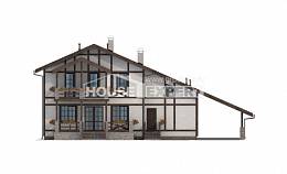 250-002-Л Проект двухэтажного дома мансардный этаж и гаражом, красивый дом из кирпича Комсомольск-на-Амуре, House Expert