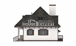 110-002-Л Проект двухэтажного дома с мансардой, гараж, доступный домик из твинблока Комсомольск-на-Амуре, House Expert
