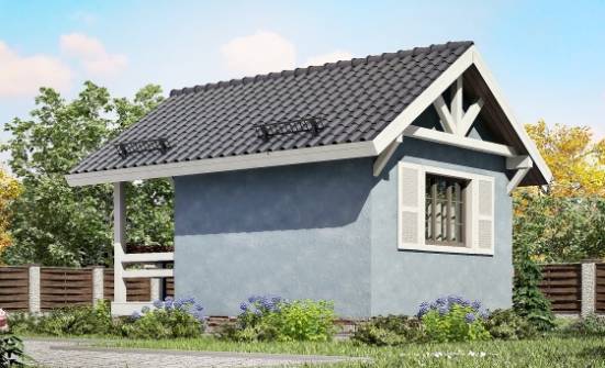 020-001-Л Проект одноэтажного дома, компактный домик из бревен Комсомольск-на-Амуре | Проекты домов от House Expert