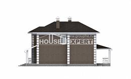 185-002-П Проект двухэтажного дома, недорогой домик из поризованных блоков Комсомольск-на-Амуре, House Expert