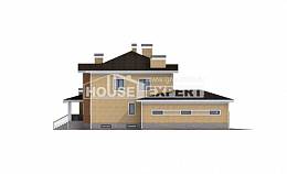 350-002-Л Проект трехэтажного дома, гараж, современный коттедж из кирпича, Комсомольск-на-Амуре
