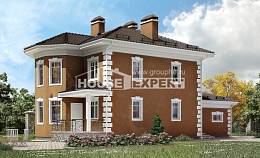 150-006-П Проект двухэтажного дома, гараж, недорогой дом из газосиликатных блоков Комсомольск-на-Амуре, House Expert