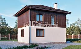100-006-Л Проект двухэтажного дома, классический дом из газосиликатных блоков Комсомольск-на-Амуре, House Expert