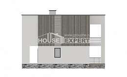 150-017-П Проект двухэтажного дома, классический загородный дом из теплоблока, Комсомольск-на-Амуре